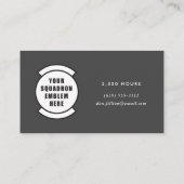 Carte De Visite Pilote de MQ-9 Reaper avec la correction (Dos)