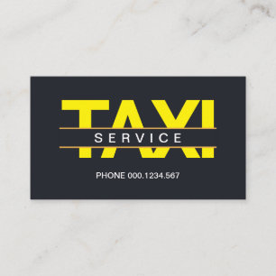 Carte De Visite Pilote de taxi à banc d'apposition pour lignes Br