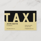 Carte De Visite Pilote de taxi Elite (Devant)