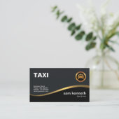 Carte De Visite Pilote de taxi Gold Wave (Debout devant)