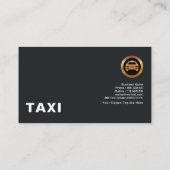 Carte De Visite Pilote de taxi Gold Wave (Dos)