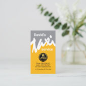 Carte De Visite Pilote de taxi-vague Creative (Debout devant)