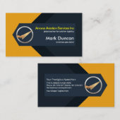 Carte De Visite Pilote logistique Abstrait d'avion Arrowhead (Devant / Derrière)