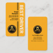 Carte De Visite Pilote professionnel simple (Devant / Derrière)