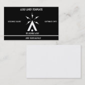 Carte De Visite Pilote simple Drone Blue Aeronautique Chart (Devant / Derrière)