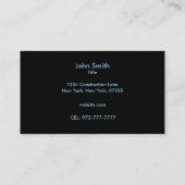 Carte De Visite Pilote Taxi Business Cards (Dos)