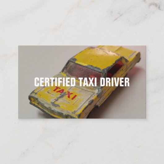 CARTE DE VISITE PILOTE TAXI CERTIFIÉ (Devant)