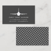 Carte De Visite Pilote Viper F-16 avec motif correspondant (Devant / Derrière)