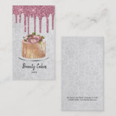 Carte De Visite Pilotes de la planification de gâteaux Mariages d' (Devant / Derrière)