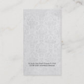 Carte De Visite Pilotes de la planification de gâteaux Mariages d' (Dos)