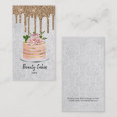 Carte De Visite Pilotes de la planification de gâteaux Mariages d' (Devant / Derrière)