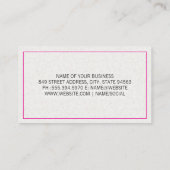 Carte De Visite Pilule de médicament (Dos)