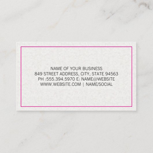 Carte De Visite Pilule de médicament (Dos)