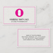 Carte De Visite Pilule de médicament (Devant / Derrière)