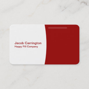 Carte De Visite Pilule formée