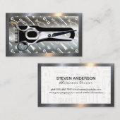 Carte De Visite Pince à cheveux | Ciseaux | Barre (Devant / Derrière)