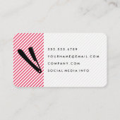 Carte De Visite Pince à cheveux & Razor (Dos)