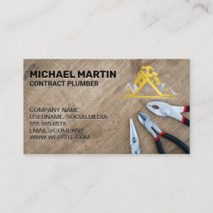 Carte De Visite Pince Réparation à domicile Entrepreneur