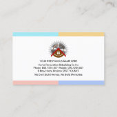 Carte De Visite Pinceau à rouleaux Peinture Outils de main (Dos)