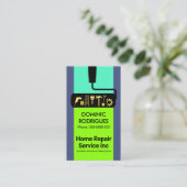 Carte De Visite Pinceau à rouleaux Peinture Outils de main (Debout devant)