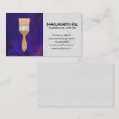 Carte De Visite Pinceau | Entrepreneur général | Rénovation (Devant / Derrière)