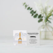 Carte De Visite Pinceau | Maison résidentielle (Debout devant)