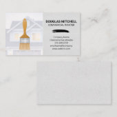 Carte De Visite Pinceau | Maison résidentielle (Devant / Derrière)