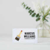 Carte De Visite Pinceau | Mur peint (Debout devant)