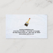 Carte De Visite Pinceau | Mur peint (Dos)