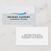 Carte De Visite Pinceau | Textures murales (Devant / Derrière)