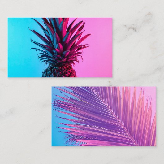 Carte De Visite pineaple (Devant / Derrière)