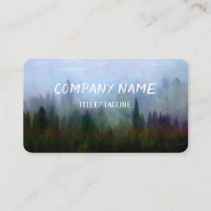 Carte De Visite pinèdes forêt nature paysage