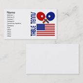 Carte De Visite Ping-pong (Devant / Derrière)