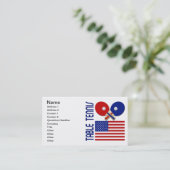 Carte De Visite Ping-pong (Debout devant)