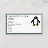 Carte de visite pingouin (Devant)