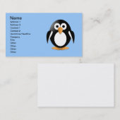 Carte De Visite Pingouin drôle (Devant / Derrière)