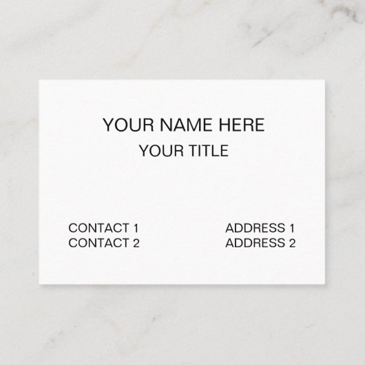 Carte De Visite Pingouin S'Il Vous Plaît M'Apprendre Comment Voler (Dos)