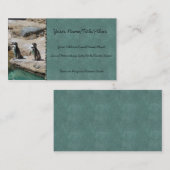 Carte De Visite Pingouins (Devant / Derrière)