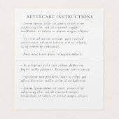 Carte De Visite Pink and Purple Monogram Modern (Intérieur déplié)