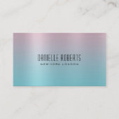 Carte De Visite Pink Blue Ombrel Texture  (Devant)