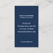 Carte De Visite Pink Dahlia Flowers consultant en beauté (Dos)