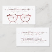 Carte De Visite Pink Eye wear SunGlasses (Devant / Derrière)