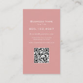 Carte De Visite Pink Gradient Glitter Swirl • Custom Editable (Dos)