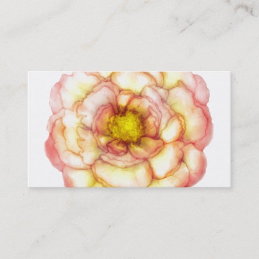 Carte de visite Pink Peony (Devant)