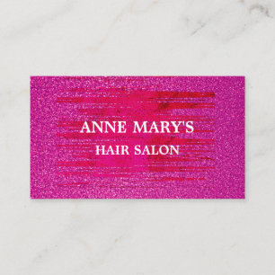 Carte De Visite Pink Purple Glittery Abstrait Colorful Salon des c