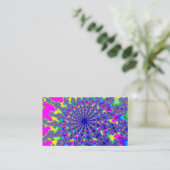 Carte De Visite Pink Rainbow Burn (Debout devant)
