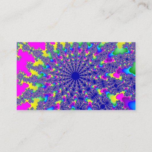 Carte De Visite Pink Rainbow Burn (Devant)