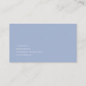 Carte De Visite Pink Rose Floral and Celestial Twilight Mountain (Dos)