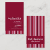 Carte De Visite Pinky Business (Devant / Derrière)