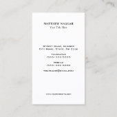 Carte De Visite Pins (Dos)